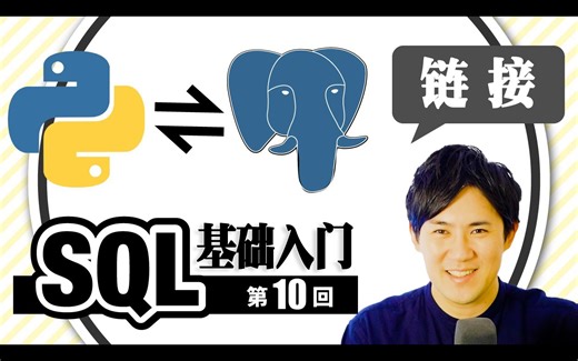 【KinoCode 搬运】SQL基础入门教程 10.Python链接PostgreSQL数据库的方法
