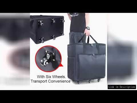Desktop PC Computer Travel Storage Carrying Case Bag with Wheels for Computer Main Processor Case Mo