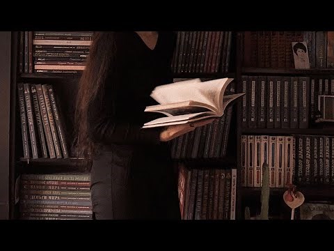 reading unknown books in an abandoned library (dark academia playlist)