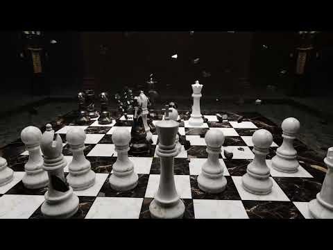 3D Chess battle animation