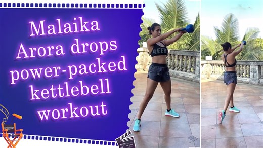 Malaika Arora shares intense workout video, reveals 5 kettlebell moves for full-body fitness