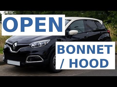 How To Open PEUGEOT 208 Bonnet / Hood / Capot