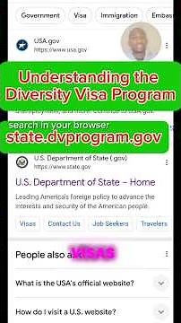 Understanding the Diversity Visa Program #dv program #dvprogram2025