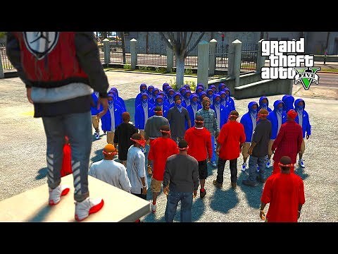 GTA 5 BLOODS VS CRIPS