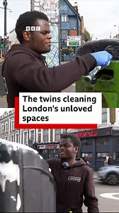 665K views · 25K reactions | Meet the London twins cleaning our city's unloved spaces. 粒﫧 @makagroup_services #london #londonnews #goodnews #cleaning | BBC London | Facebook
