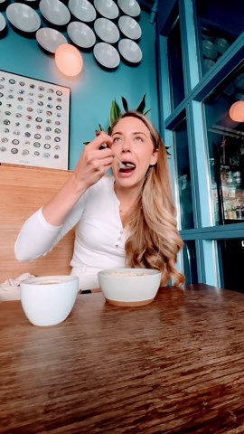 Eating a hygge breakfast at Grød in Copenhagen! #shorts