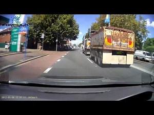 Sharing the road with large trucks