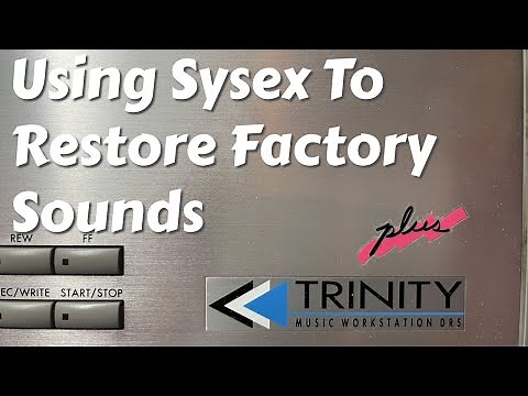 How To Restore Factory Sounds Via Sysex - KORG Trinity