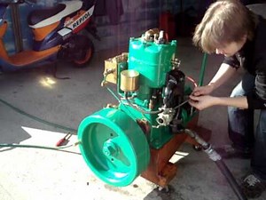 1940 Marna B 6HP start & idle