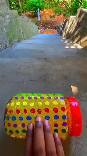Physics Experiment: Breaking Bottles on Stairs
