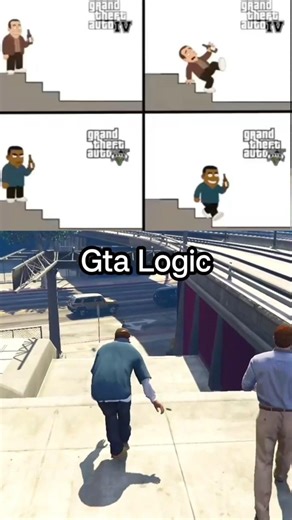 Drunk Physics - Part 2😍 (GTA LOGIC) #shorts #gta #memes