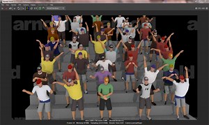 Miarmy Crowd Simulation - Arena Crowd : Part 02