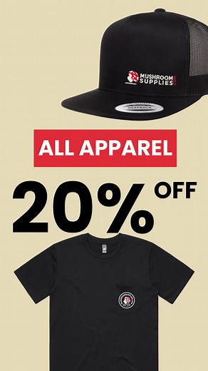 All @Mushroom Supplies apparel is 20% OFF TODAY ONLY! No promo code needed, discount applied at checkout ❤️🍄❤️ #mushroomsupplies #mycology #mycologist #mycophile #fungi #fantasticfungi #mushrooms #mycelium #mycelialnetwork #growkit