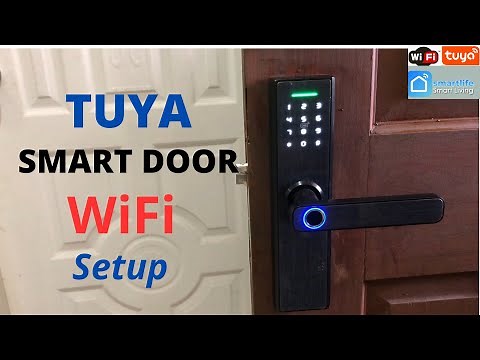 Tuya Smart Door Lock Wifi Setup