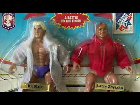 Larry Zbyszko on his AWA Toy Pack with Ric Flair