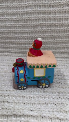 Enesco Lucy Rigg Musical Train Teddy Bear Vintage 1985 Ceramic Nursery Decor - Etsy