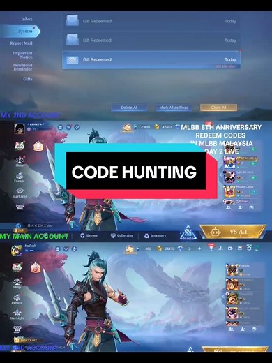 MLBB 8th Anniversary Redeem Code Hunt
