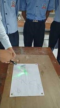 Refraction through prism #physics #physicsexperiment #physicsfun #physicsteacher #prism #refraction