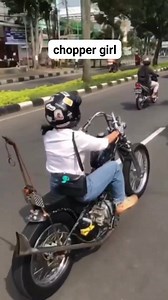 63K views · 1.4K reactions | tes drive chopper girl. #chopper #chopperindonesia #choppycubindonesia #choppe #motorcycle #reels #cewelcantik #reelsfyp #trending #coppycubcantik #reelstrending #reelsfyp #virall #ondolrootstatto | Ondol RootsTattoo | Facebook