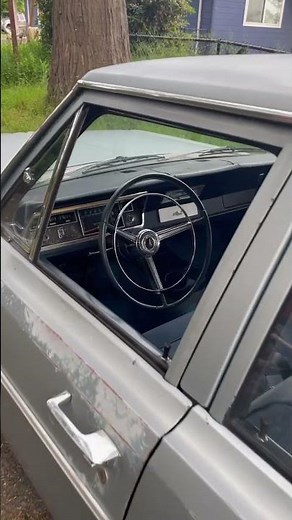 1967 Plymouth Valiant 100 4-Door Sedan. 225 Slant 6, 3 speed on the column. Mint!