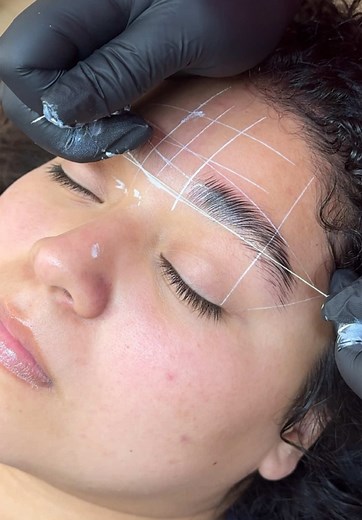 Easy Eyebrow Mapping Tutorial Using Pre-Inked String