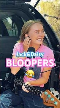 Blooper reel! 🎞️ This one was fun 🩷🎙️ #jackanddaisy #acousticcovers #bloopers