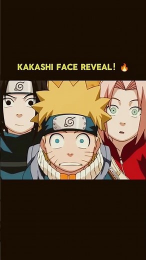 Kakashi Face Reveal 😱 | The Truth Behind His Mask! #naruto #shorts #goviral