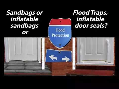How to make a door flood barrier