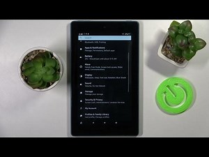 How to Turn On or Off Location in Amazon Fire 7?