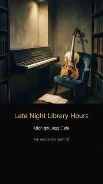 Late Night Library Hours #Shorts | Full 1 Hour Mix in Description