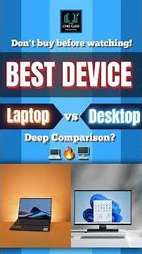 Laptop vs Desktop 💻🔥 | Best Device for You? Full Honest Comparison 2025 | Don’t Buy Before Watching!