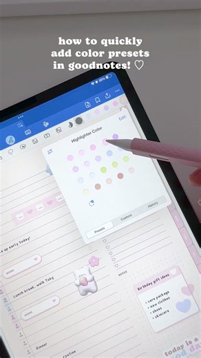 Goodnotes Palette Screenshot Tutorial