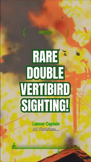 Fallout 4: Double Vertibird Crash | A Rare Wasteland Phenomenon