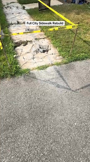 City Sidewalk Replacement Full Video #fyp #downesconstruction #DIY #construction #constructiontok #concrete #sidewalk #trending #viral #howto #stepbystep #blueco | Solomon O’Connell | Facebook
