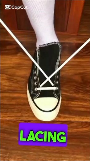 Converse all star Shoe lacing Styles (Best Way) #lace#tutorial