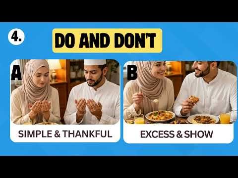 Ramadan Do & Don’t Quiz | Islamic Knowledge Test