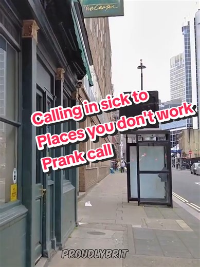 Calling in sick to work prank call 😂😂😂 hilarious proper wind up #prankcall #funnycall #uktiktok #britishhumour #ukfyp