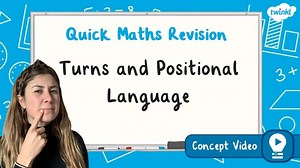 Turns and Positional Language | KS2 Maths Concept Video