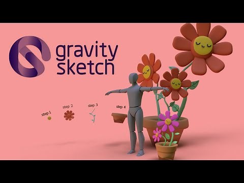 4 Steps for Beginners using Gravity Sketch on Meta Quest 2 - 3D Modeling