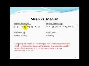 Ch 3: Computing the Mean & Median