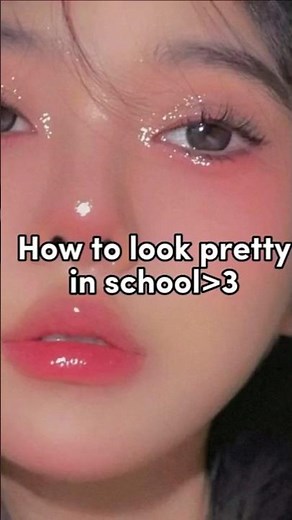 How to look pretty in school 🌸#explore