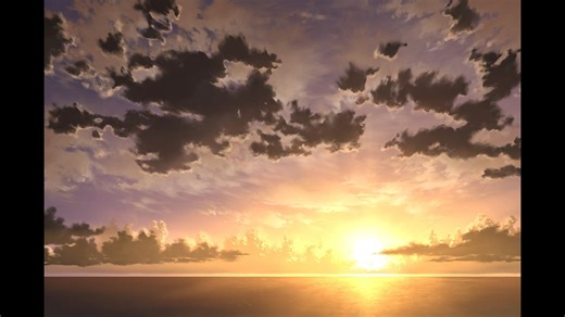 Color practice on sunset. #背景 #絵 #イラスト練習 #painting | Red 魔術師 - Anthony's Artwork