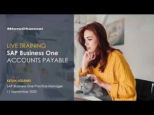 SAP Business One Accounts Payable