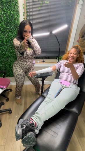 💗TayMoney💲 on Instagram: "Bby girl first tattoo 🫡 my books are open pls give me some time to respond I can’t keep up 😂 or clicked that link in my bio 😏 #dmvtattooartist #fyp #explorer"
