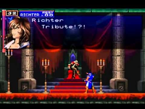Castlevania Symphony Of The Night Richter and Dracula Epic Dialogue
