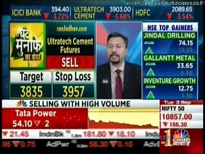 Our Company's Chairman & MD, #KiranJadhav suggested '#UltraTechCement' with a positional view on 3rd September 2019 on '#CNBCAwaaz' Hear him out. | KiranJadhav.com
