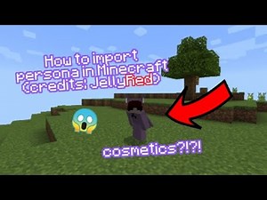 How to import persona in Minecraft and have cosmetics skin packs!! || Liam || Minecraft ||