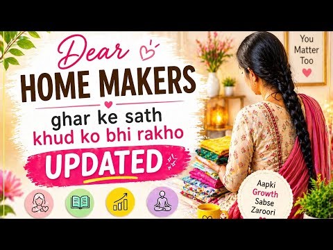 Homemakers Ke Liye Important Message | Self Growth Vlog 💖