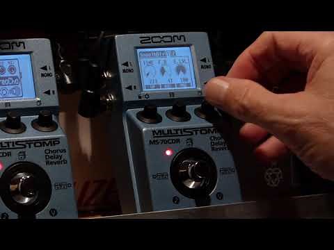 Zoom MS-70CDR for SYNTHS tutorial #2. Delay, the many uses of custom designed delays.