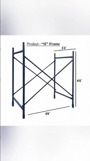 How to Calculate H -frame scaffolding for any span?? #construction #shortsviral #scaffolding